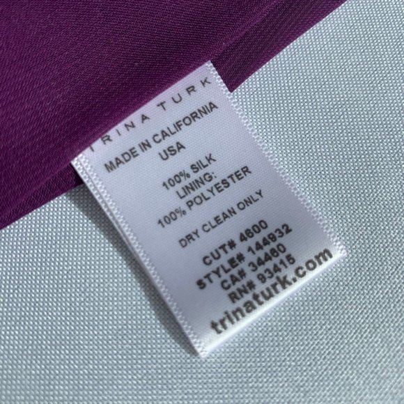 Trina Turk silk halter shift. Fully adjustable tie back. Fully lined. Multicolor - Picture 13 of 14